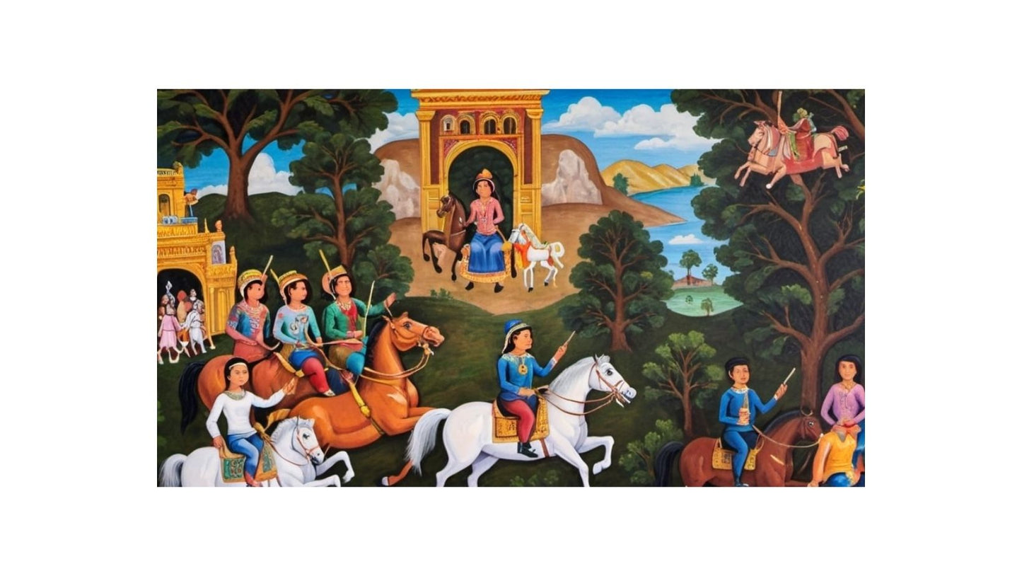 Ancient India, Canvas wall art