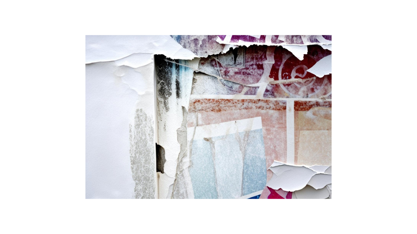 Abstract color brush — Wall art frames