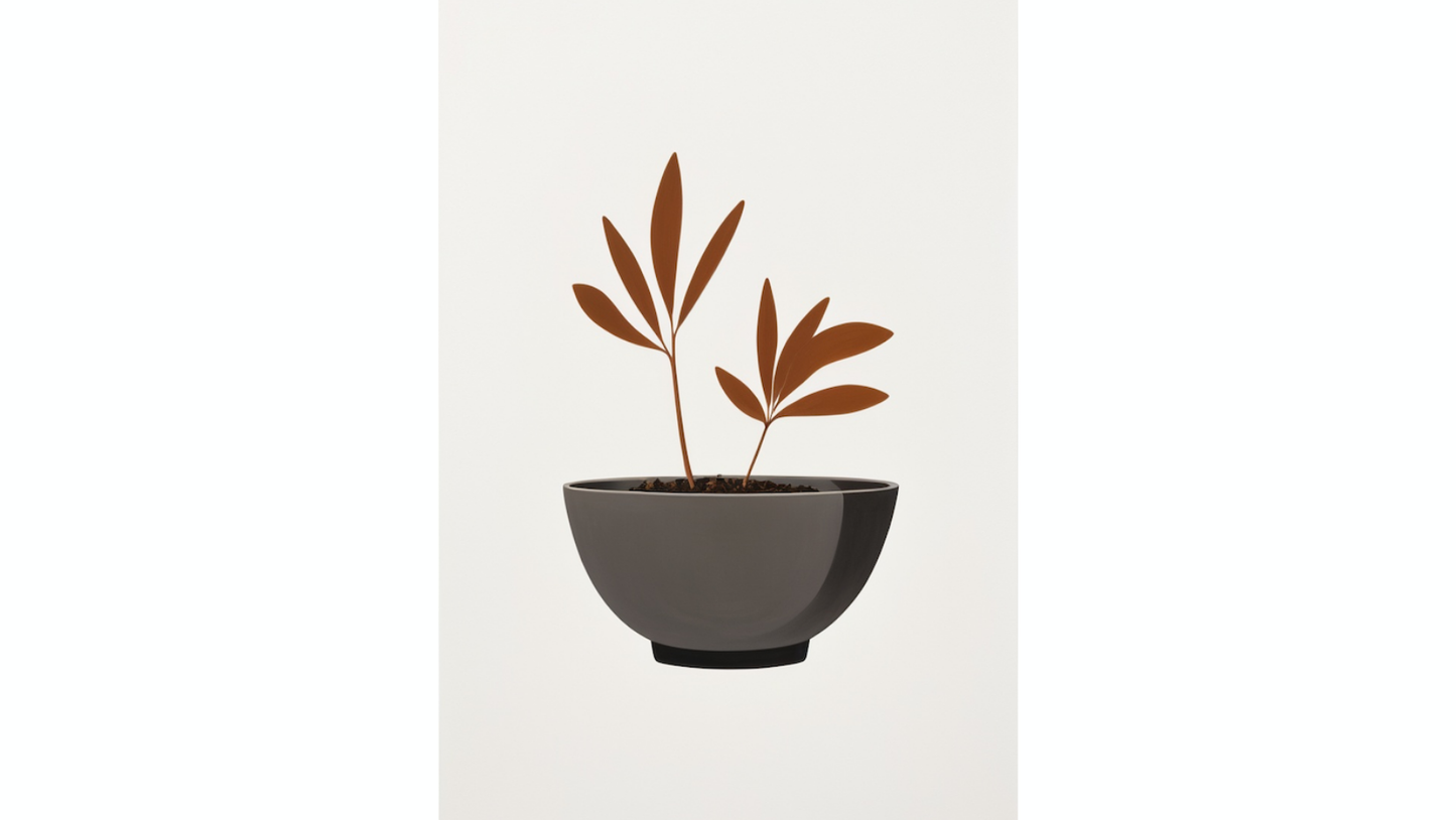 Minimalist floral design, wall art frames