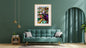 Geometrical roman emperor design, wall art  frame by wall and more