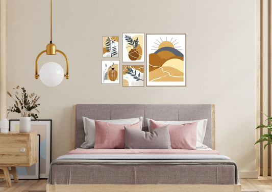 Warm nature wall art frames by wall and more