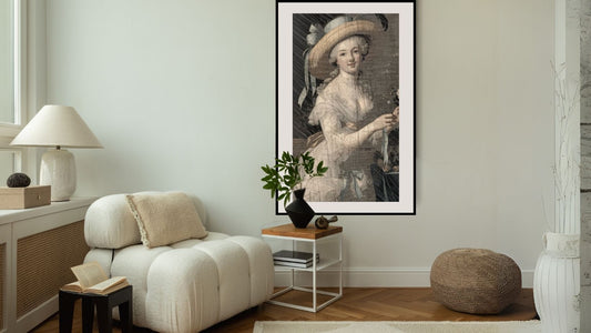 Timeless Elegance of antique portrait, wall art frame by wall and more