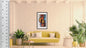 Abstract style geometric forms and color relationships, wall art  frame by wall and more