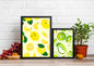Fruit pieces design, wall art frames by wall and more