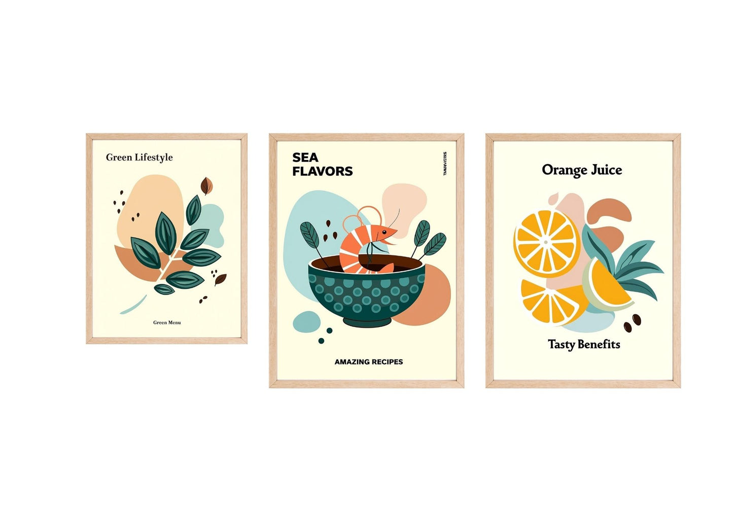 Food styling design, wall art frames by wall and more