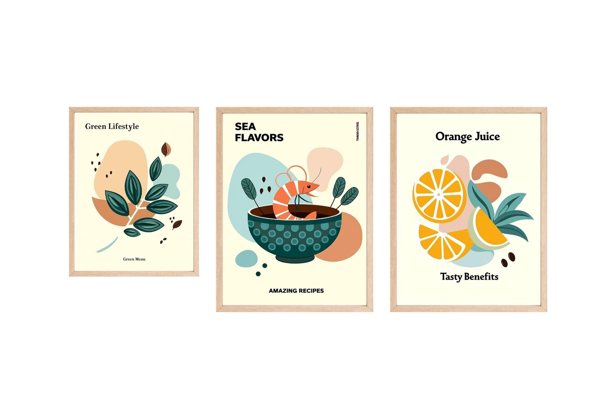 Food styling design, wall art frames by wall and more