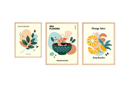 Food styling design, wall art frames by wall and more