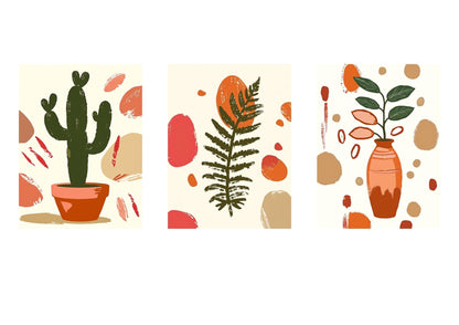 Floral mood in the dining area, wall art frames by wall and more