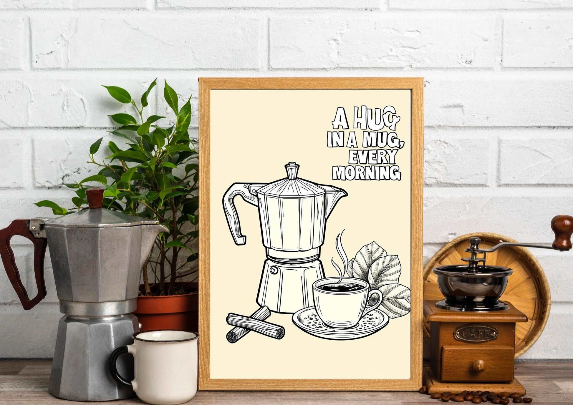 Coffee lovers, wall art frame by wall and more
