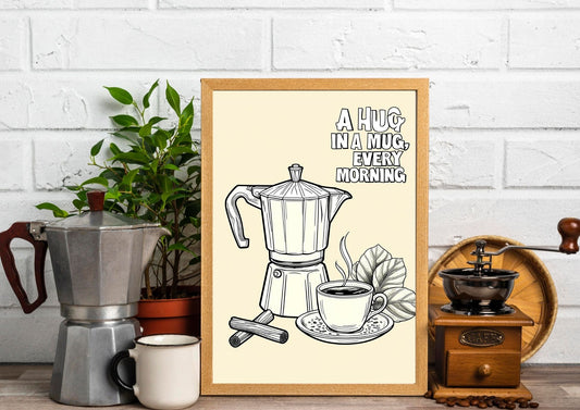 Coffee lovers, wall art frame by wall and more