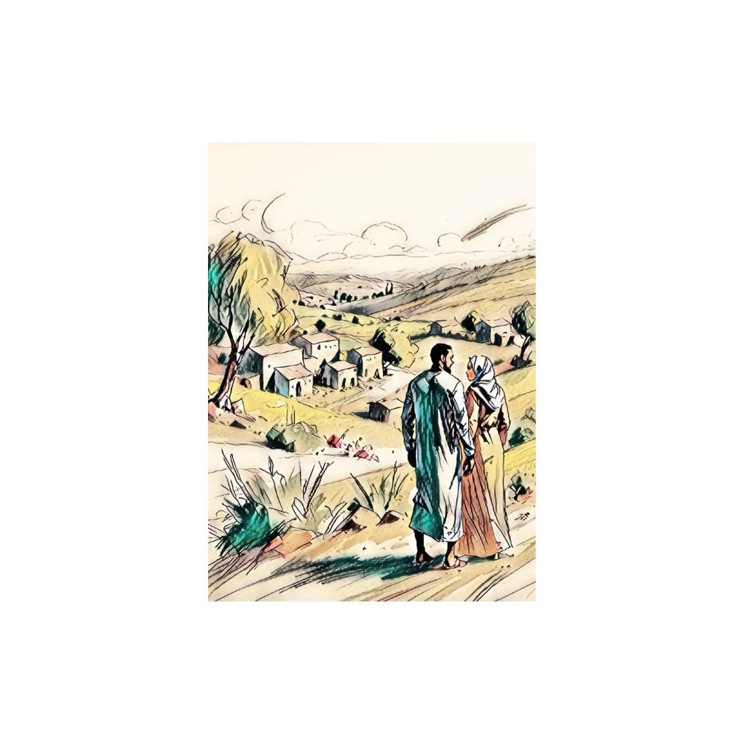 Conceptual modern pop sketch of hopeful journey. wall art canvas by wall and more