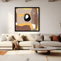 Abstract Expressionism with a mid-century modern influence. wall art canvas frame by wall and more