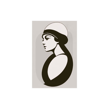 Minimalist bold aesthetic woman profile. wall art  frame by wall and more