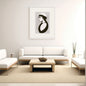 Minimalist bold aesthetic woman profile. wall art  frame by wall and more