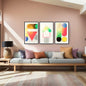 Fusion of natural elements and colors. wall art frames by wall and more