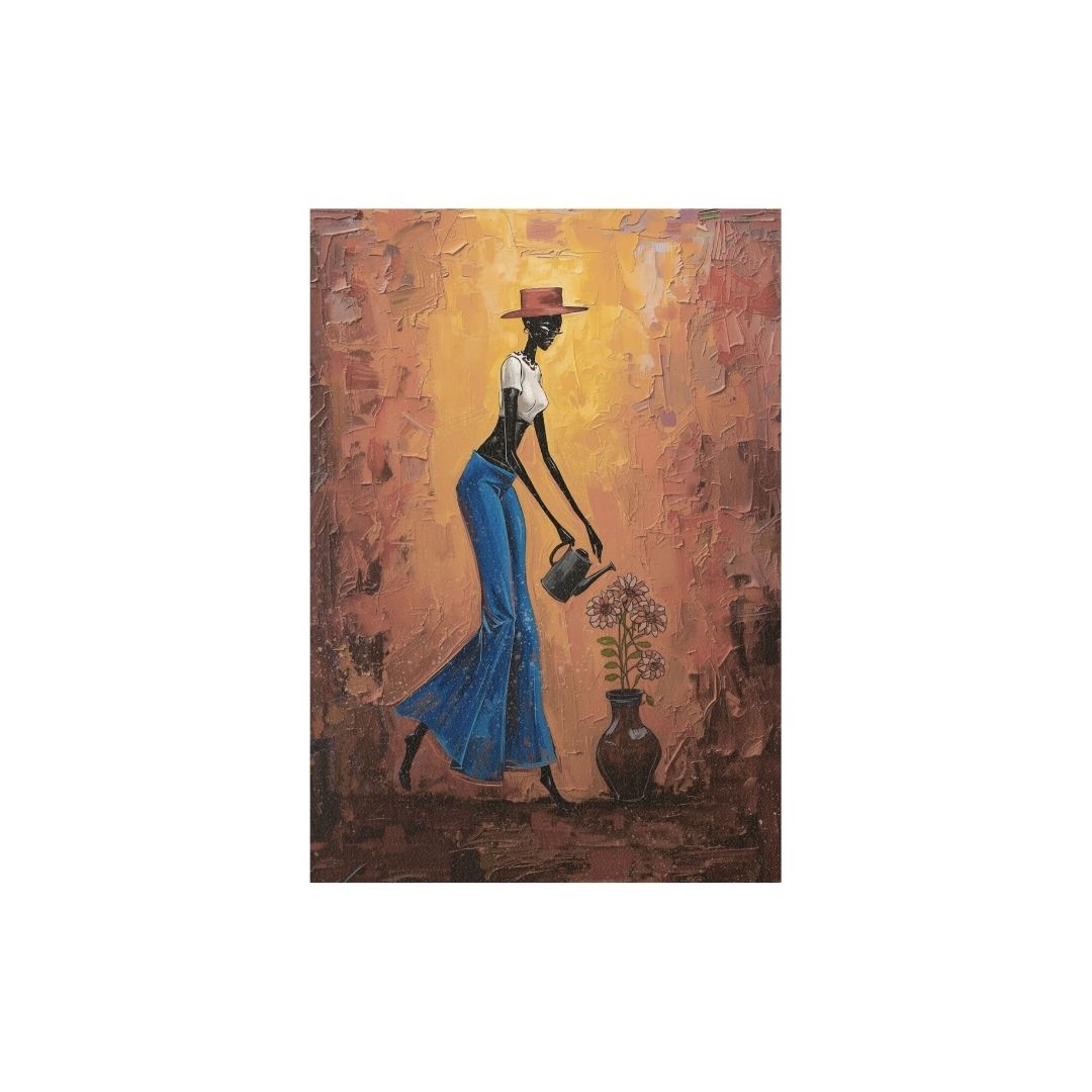 Graceful Nurturer — A symbolism of nurturing and the care to sustain life. Wall art canvas frame by wall and more