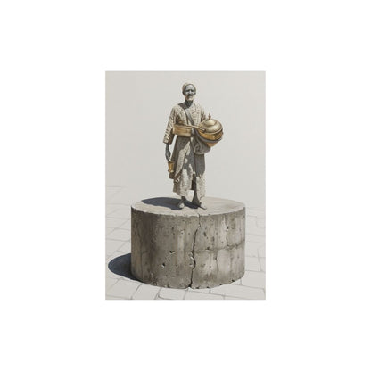 Shadows of the Forgotten — A licorice seller (Bae' El Erqsous). Wall art canvas frame by wall and more