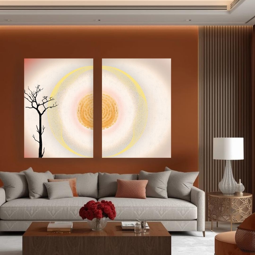 Sanding Alone — A minimalist of life against overwhelming power. Wall art canvas by wall and more