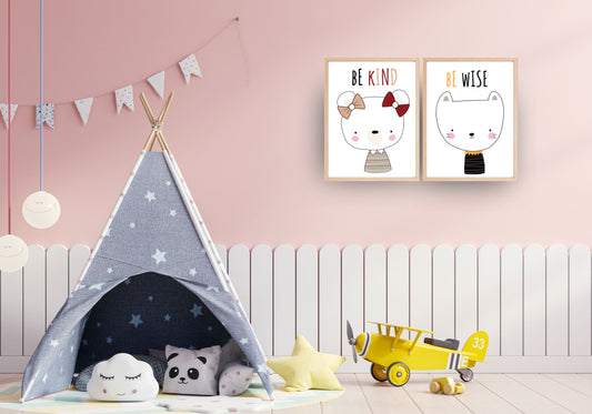 Wise and kind kid, wall art frames, by wall and more