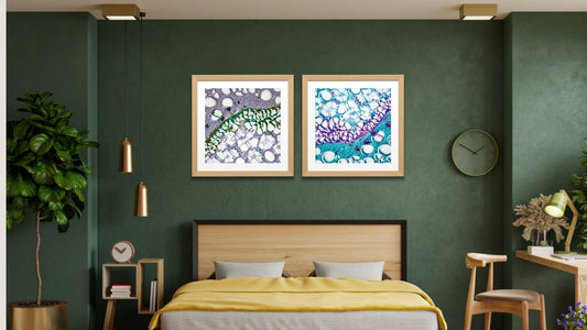 Mosaic colorful design, wall art frames by wall and more