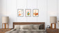 Abstract floral design, wall art frames by wall and more