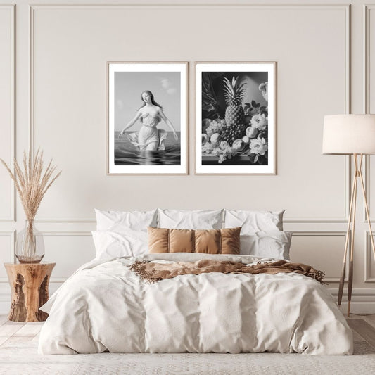 Aesthetic Modern Bedroom Wall Art by wall and more