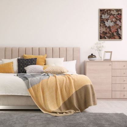 Close-up of fallen autumn leaves, wall art frame by wall and more