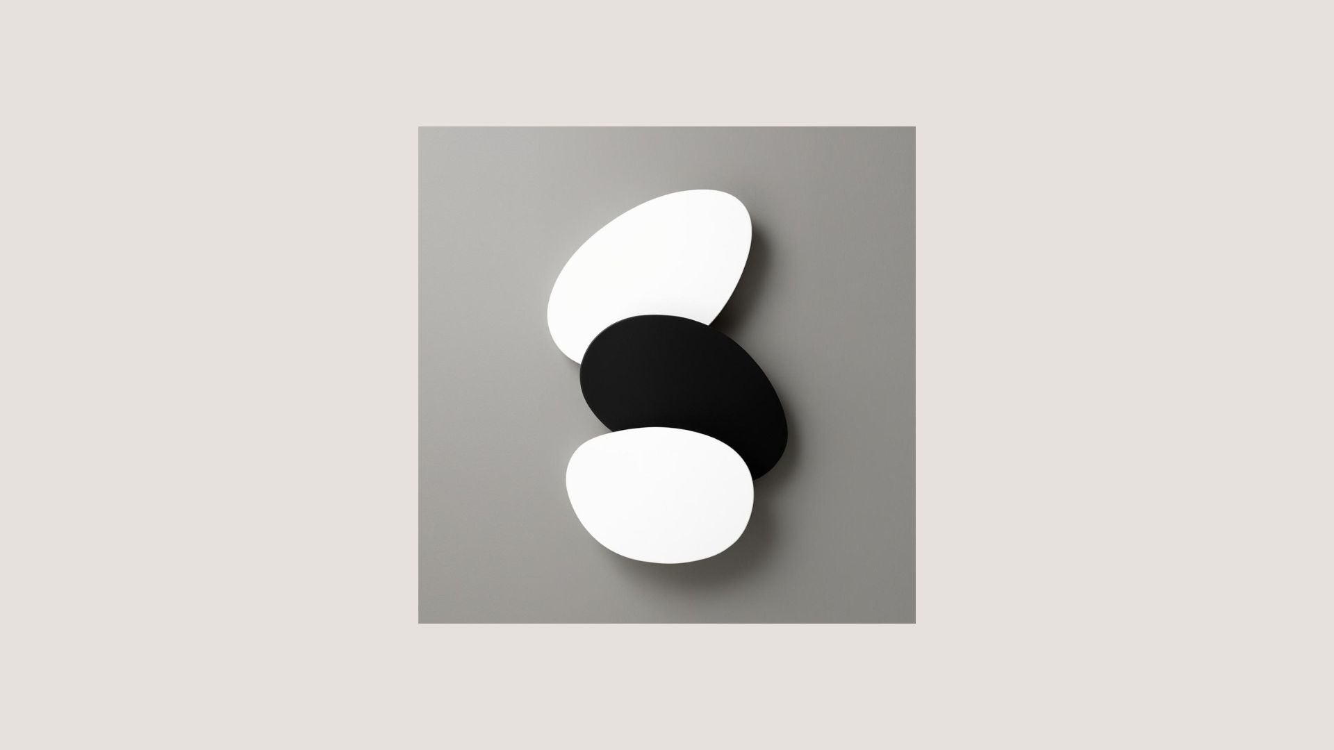 A modern, abstract design with strong geometric elements, wall art frames by wall and more