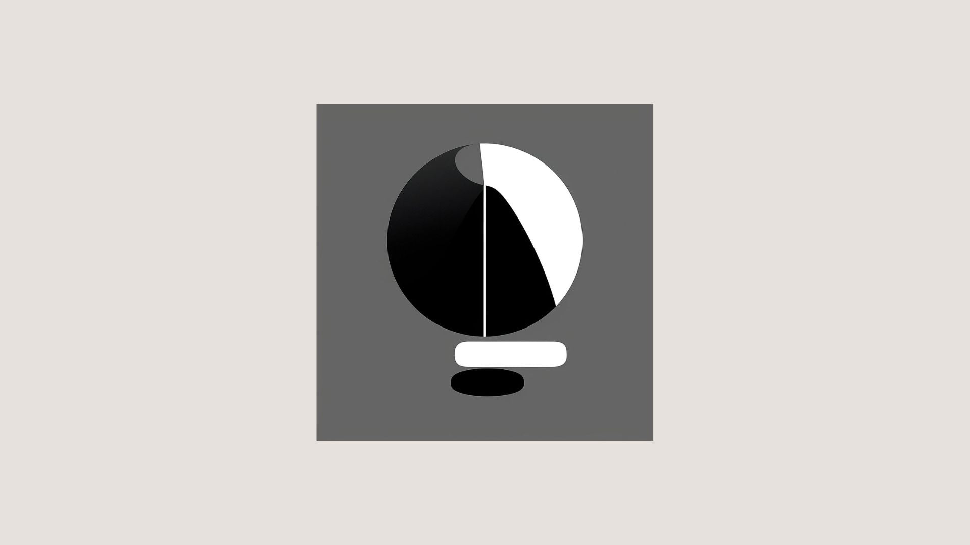 A modern, abstract design with strong geometric elements, wall art frames by wall and more