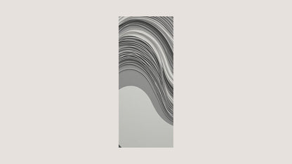 A modern, abstract design with strong geometric elements, wall art frames by wall and more