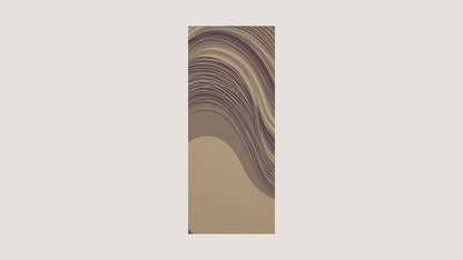 A modern, abstract design with strong geometric elements (beige), wall art frames by wall and more