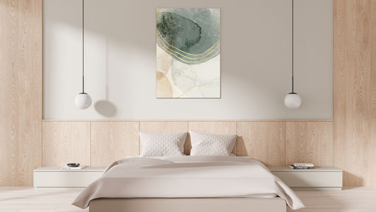 Abstract, with a focus on fluid shapes and blended colors. wall art  canvas by wall and more