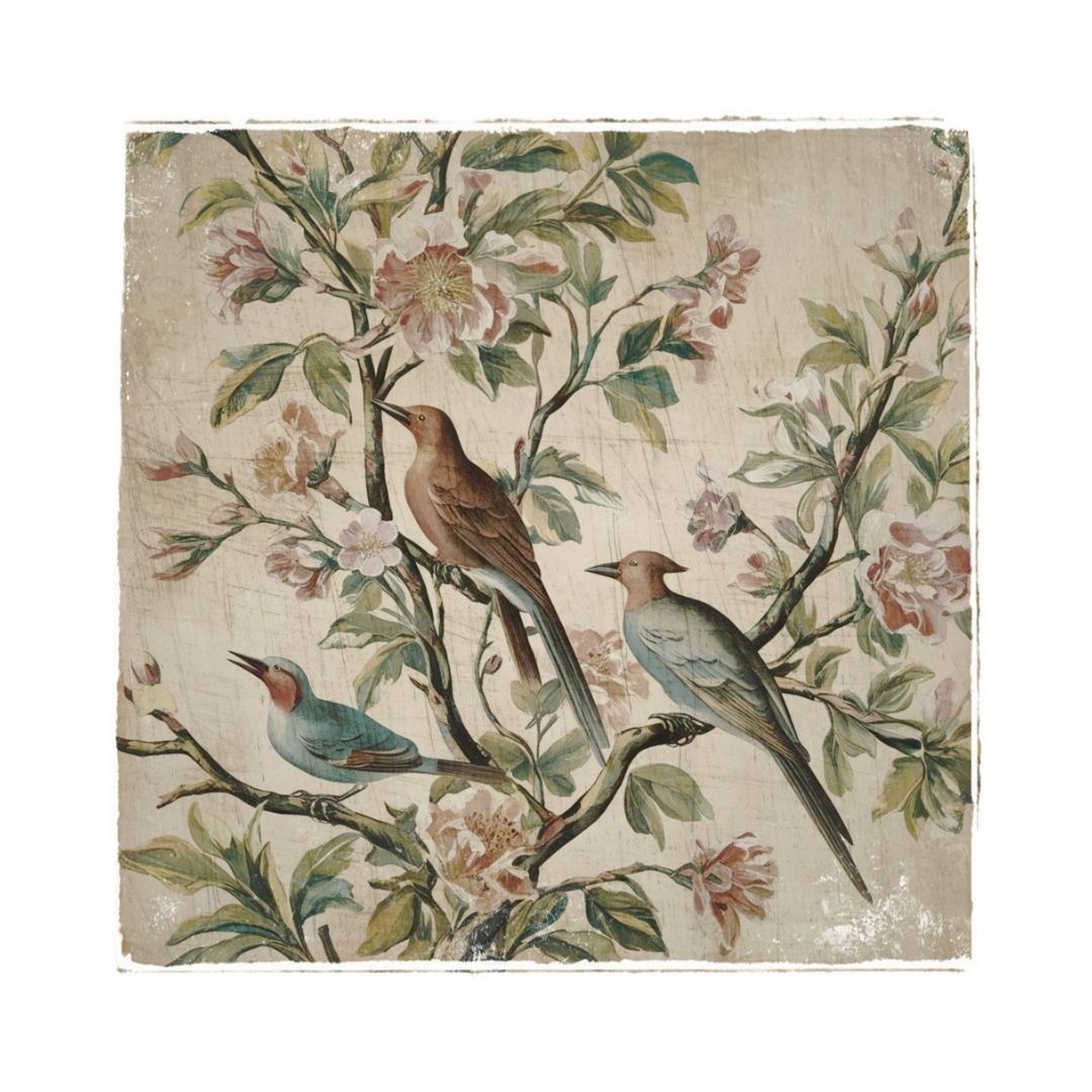 A vintage-style botanical design, wall art by wall and more
