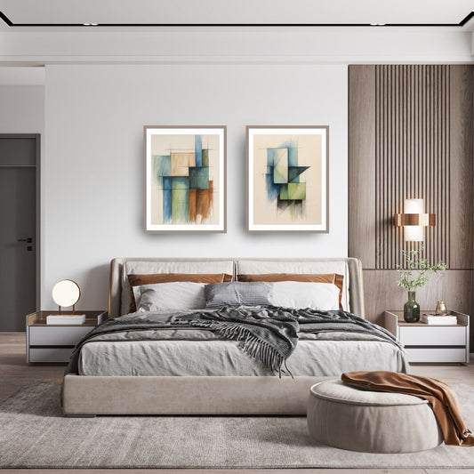 Raw Authenticity, geometric abstract. wall art frames by wall and more