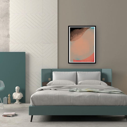 Sun set minimalist abstract. wall art frame  by wall and more