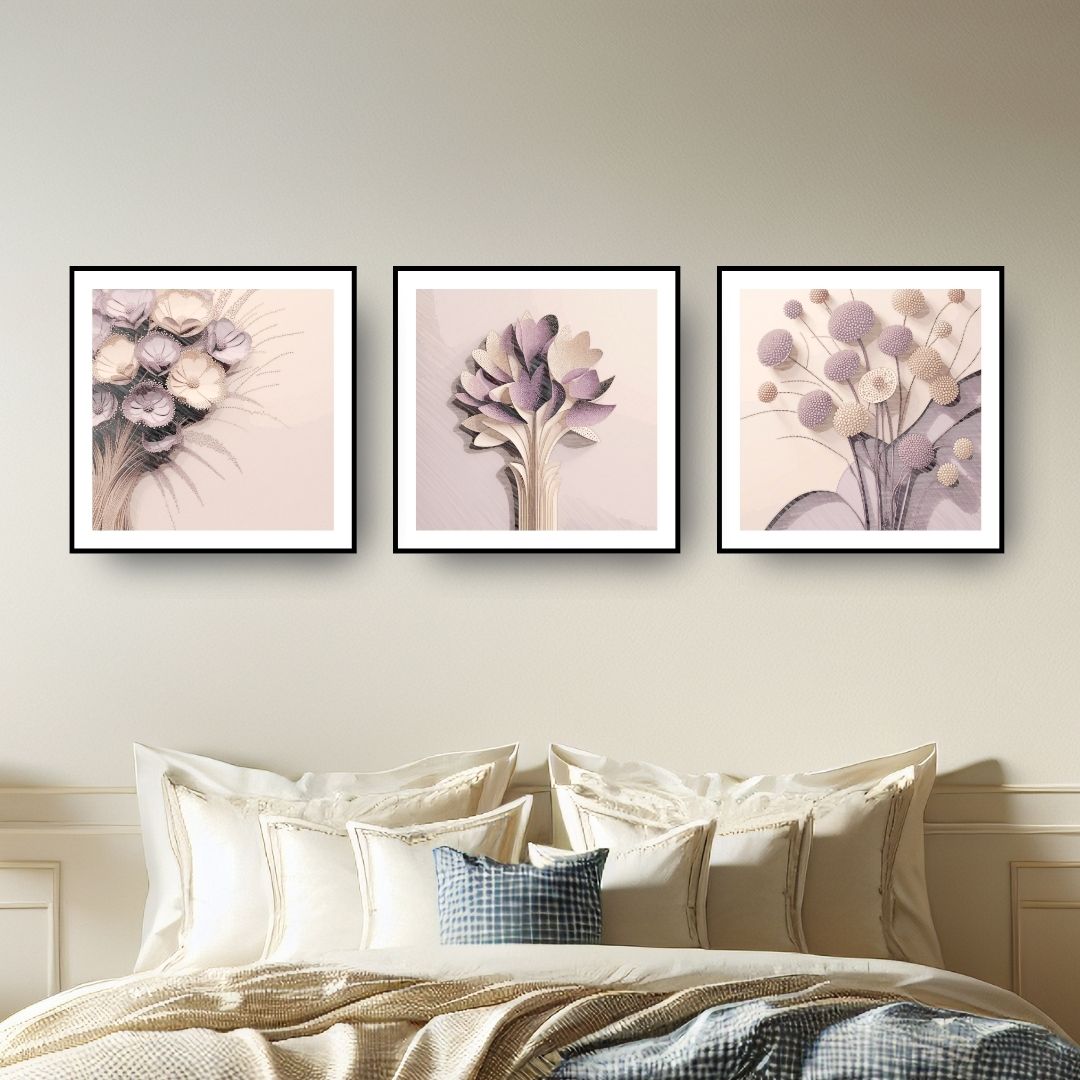 Contemporary floral design with a delicate and sculptural feel. wall art frames by wall and more