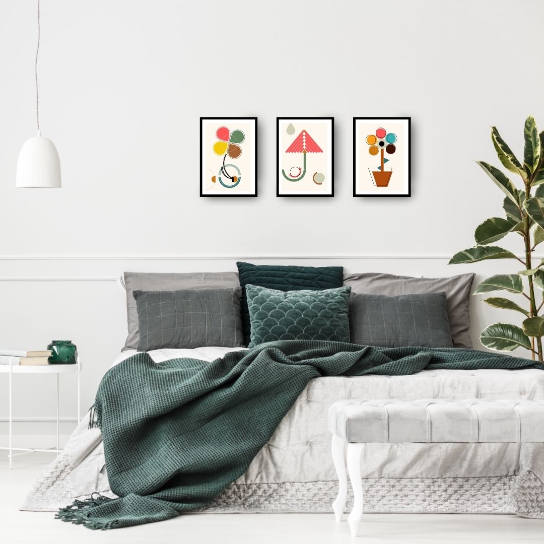 Natural inspiration with abstract minimalism. Wall art frames by wall and more