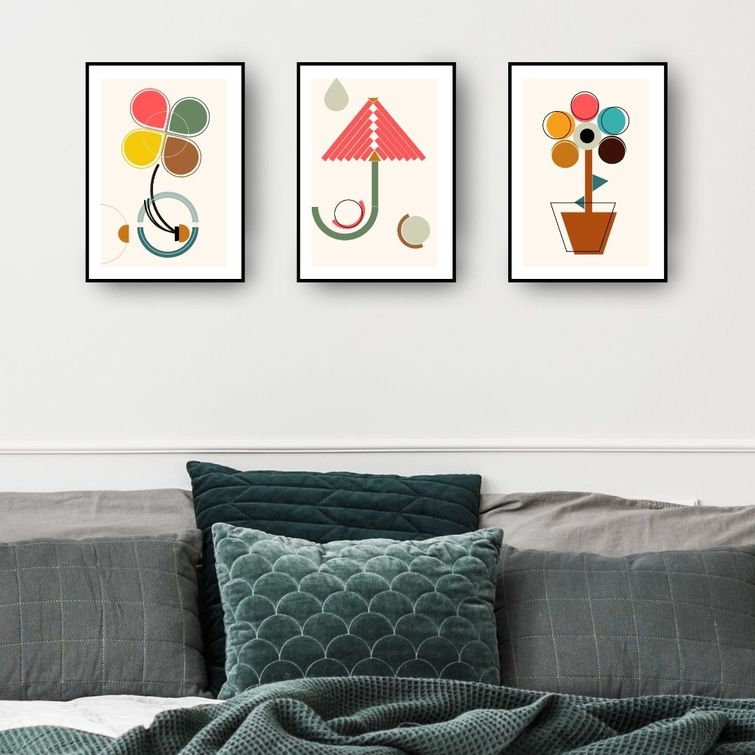 Natural inspiration with abstract minimalism. Wall art frames by wall and more
