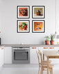 Kitchen ambience design, wall art frames by wall and more