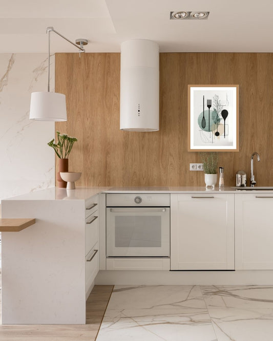 Modern minimalist aesthetics fused with abstract natural forms. Wall art frame by wall and more