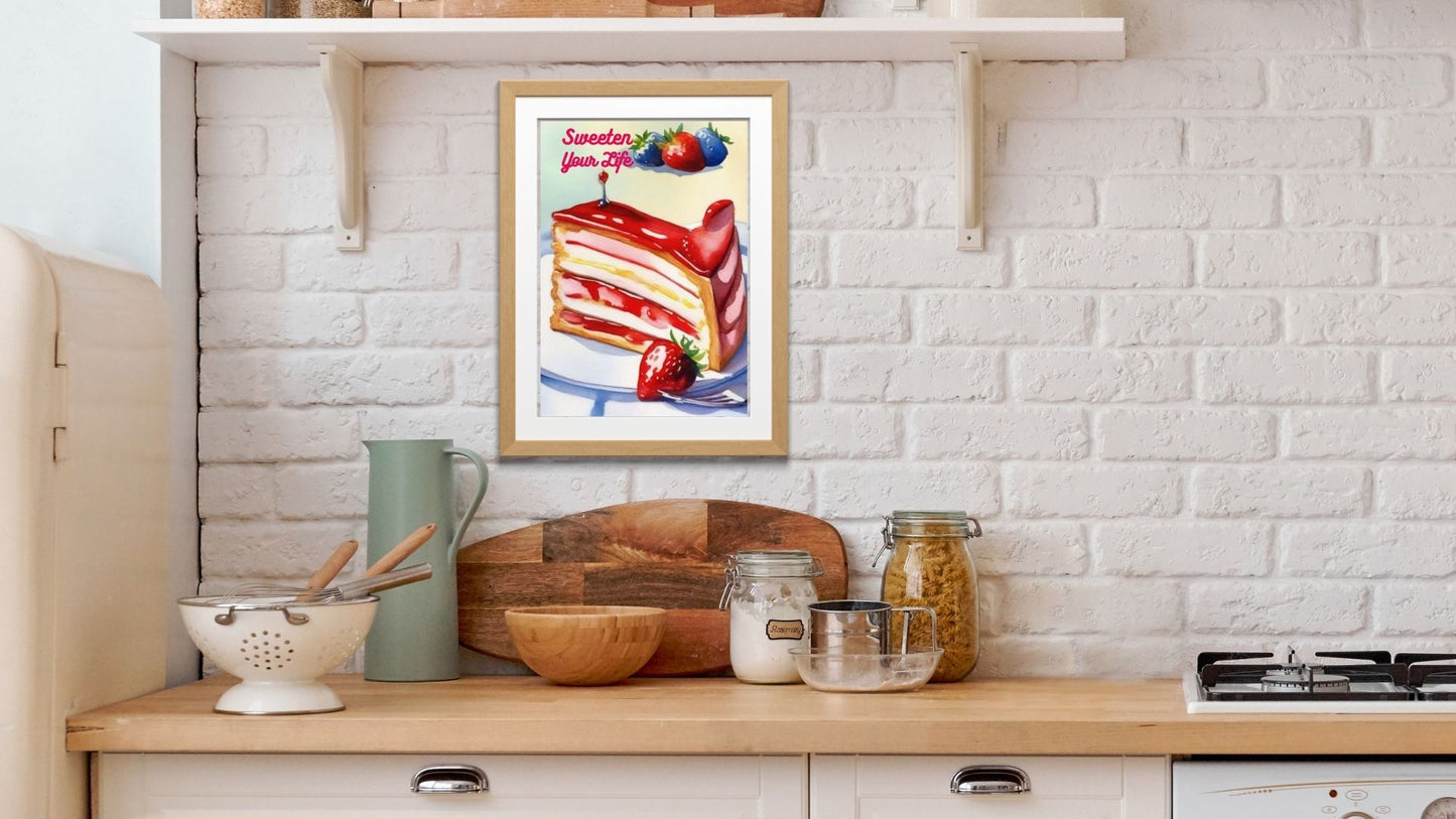 Sweeten your life, wall art frame by wall and more