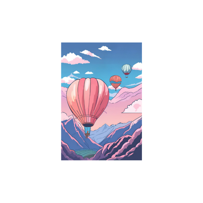 Hot air balloons dream, wall art frame